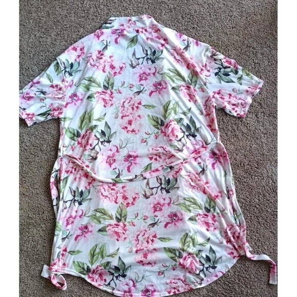 Show Me Your Mumu Brie Floral Robe One Size Garden of Blooms With Tie Romantic - Picture 6 of 10